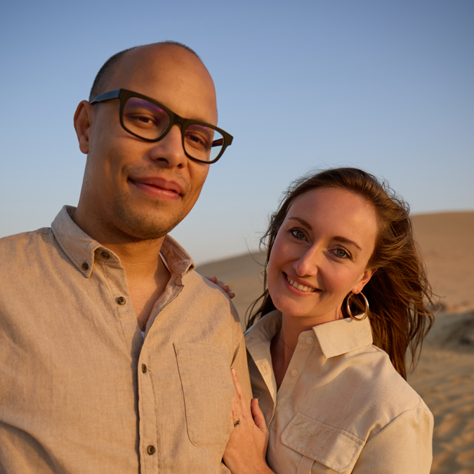 Norman und Lisa in Dubai bei persönlicher Reiseberatung für Reisen in die Emirate