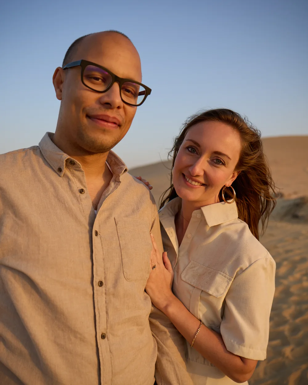 Norman und Lisa von Nomad Travel bei persönlicher Reiseberatung für die Emirate