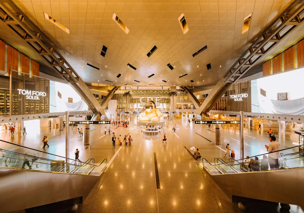 Großzügige moderne Shopping-Mall in Doha